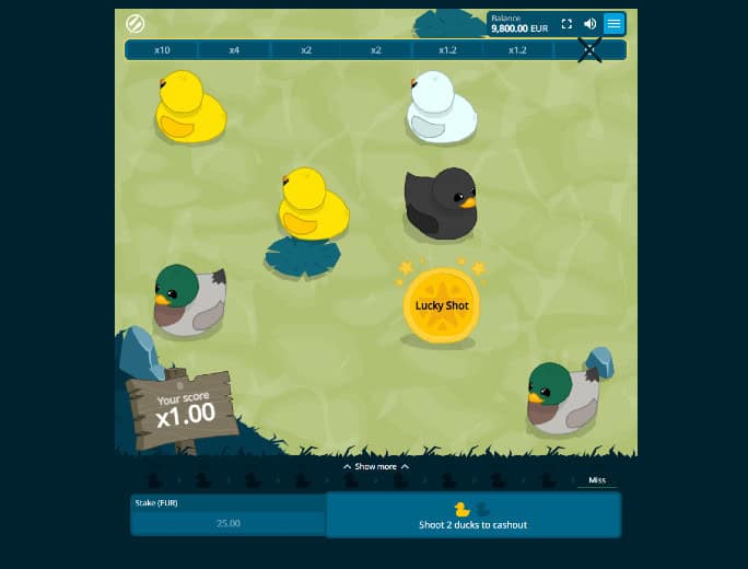 Exploding Ducks Lucky Shot CrashGames