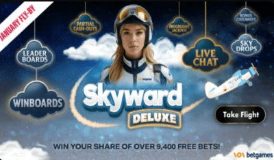 Goldrush Skyward Deluxe Freebets january 2026 crashgames.co.za