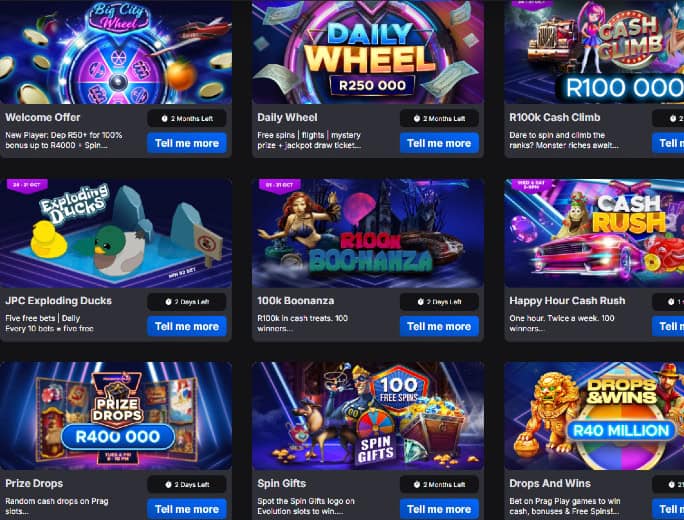 Jackpot City Promotions Page CrashGames