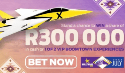 Hollywoodbets JetX & Boomtown Promotion Crashgames.coza