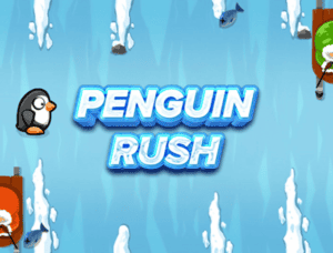 Penguin Rush Logo crashgames.co.za