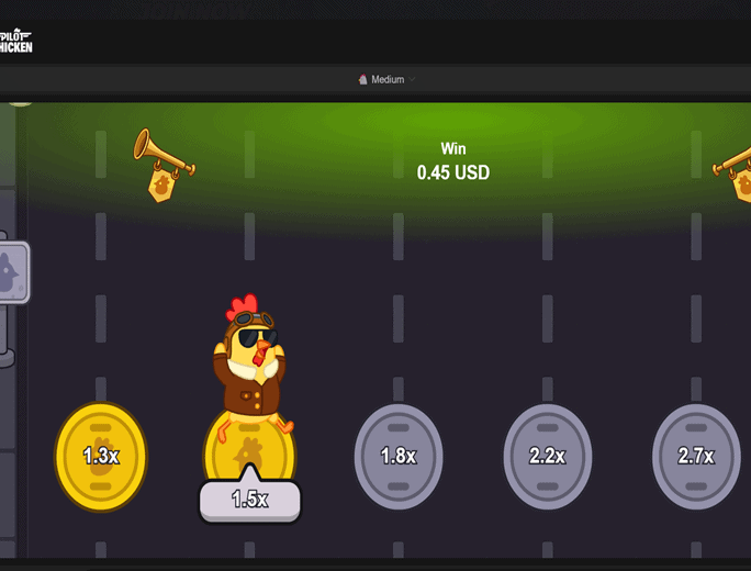 Pilot Chicken win crashgames.co.za