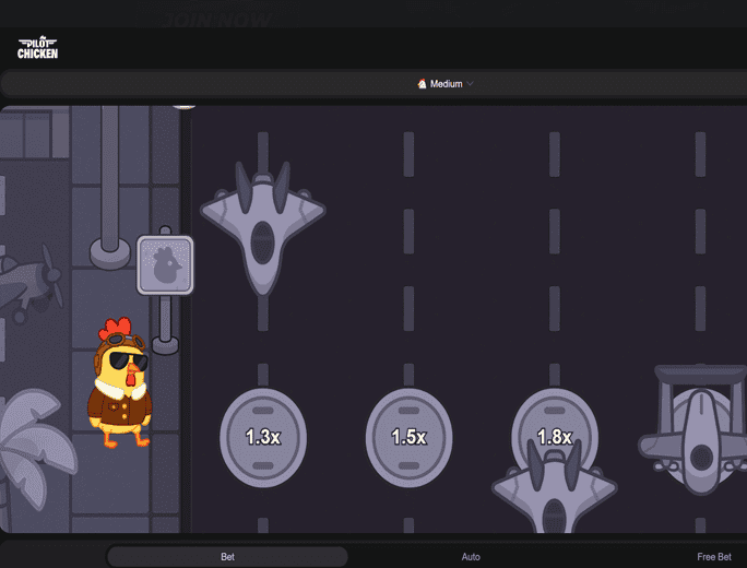 Pilot Chicken Game crashgames.co.za